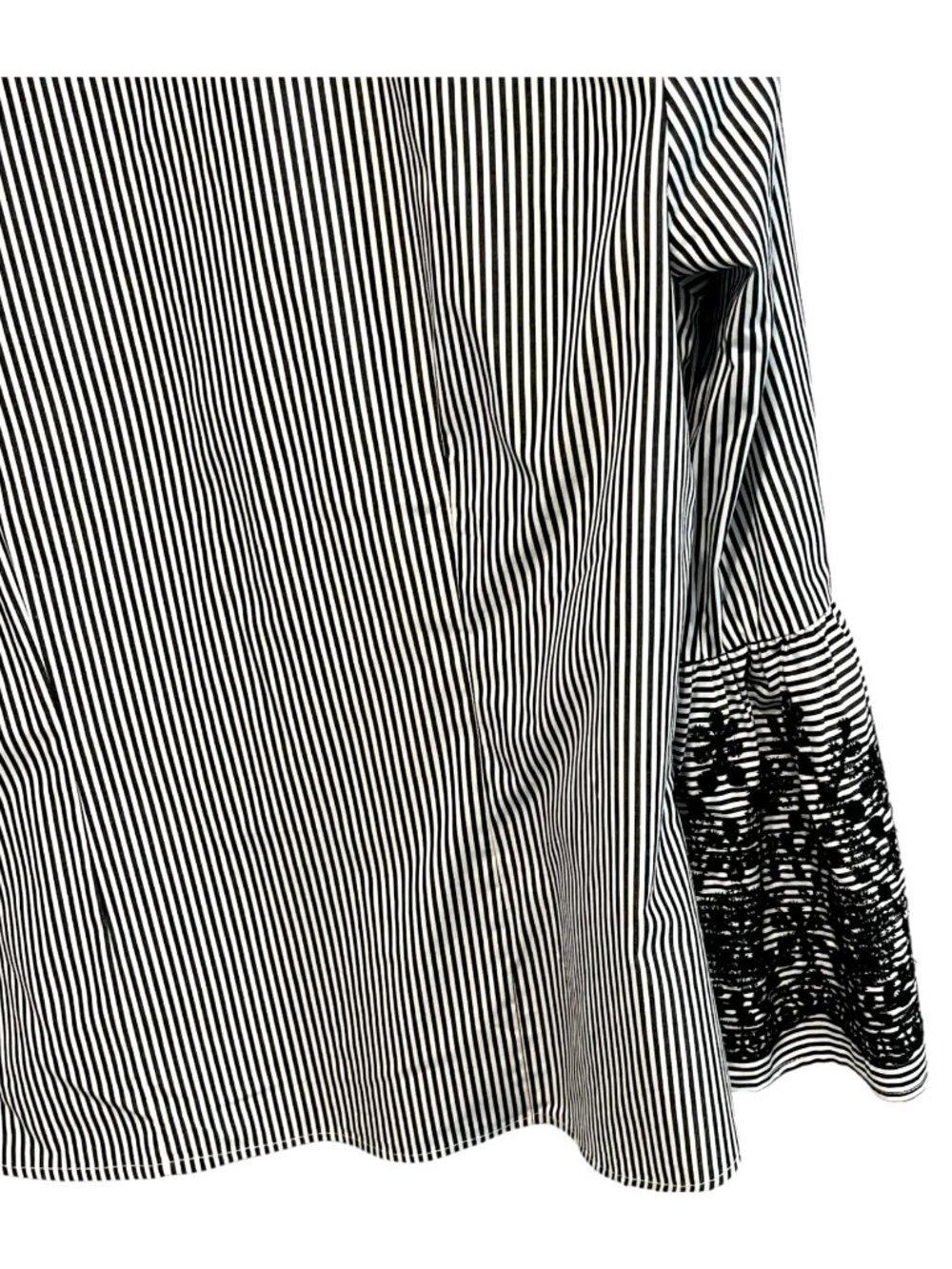 Calvin Klein Women's Size Small Button Up Collared Striped Shirt - NEW with Tags - Picture 5 of 6